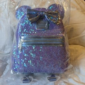 Loungefly Disney Minnie Mouse Sequin Celebration Mini Backpack - PALM Exclusive
